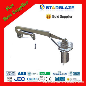 Alibaba china hot sell 6.3 tons marine crane made in china